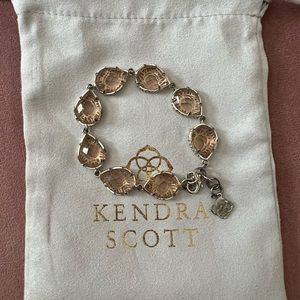 Kendra Scott Braclet - Gold & Clear Peach